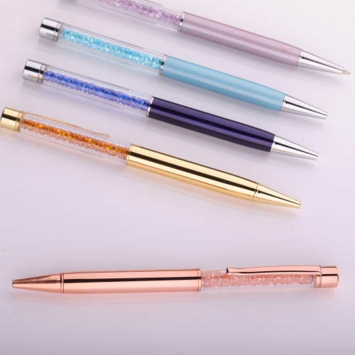 bling ink pens,blink pens,rosegold color pens,pen with rhinestone,gift ...