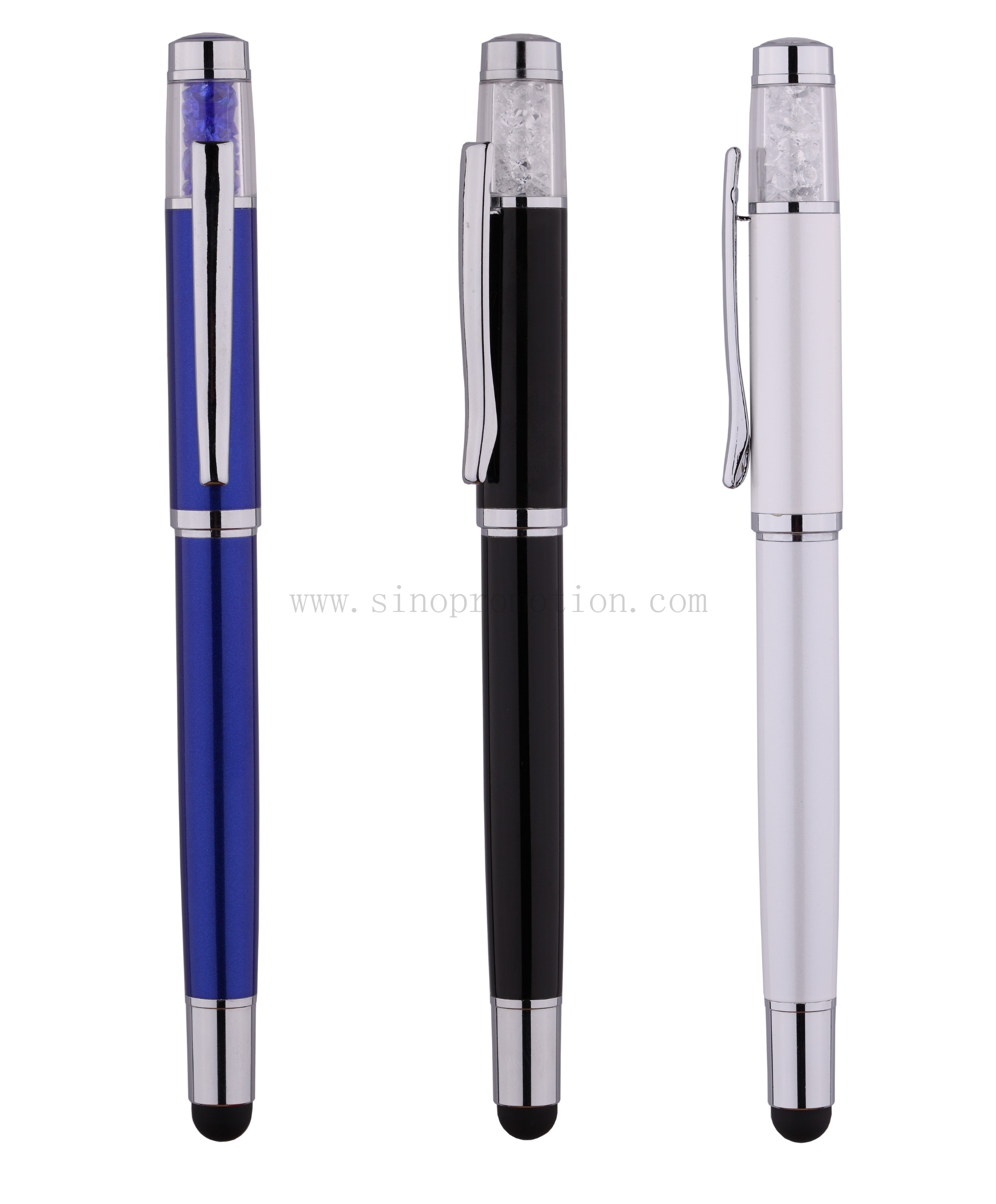 Metal Pen,touch Stylus Pen,2 In 1 Pen,crystal Pen,pen With Stylus 